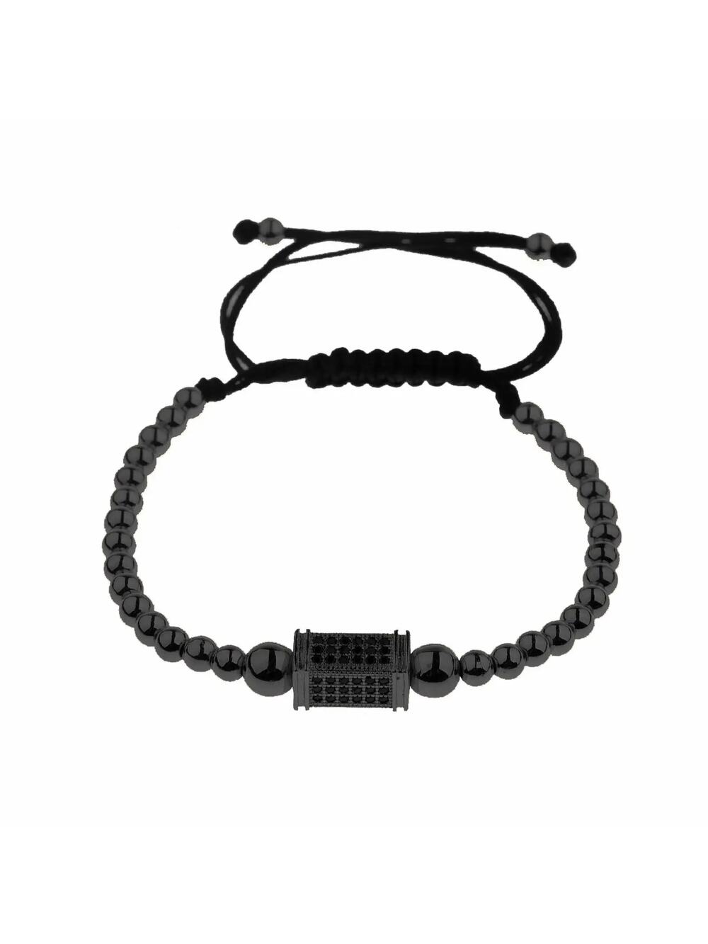 🔴 Bracelet - Black Rhodium Pavé